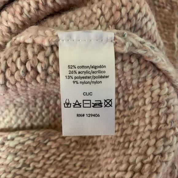 VENUS Sweater Turtle Cowl Neck Knit Ribbed Bell Sleeve Fringe Hem Cozy Warm NWT - Picture 11 of 13